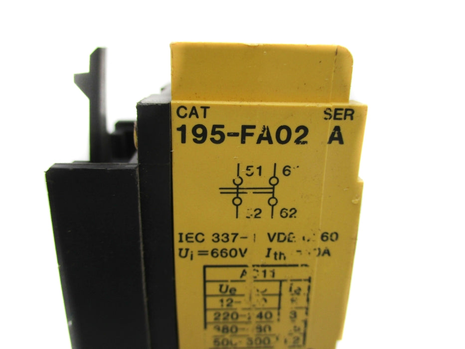 INDUSTRIAL SPARE PART 195-FA02 SER. A UNMP