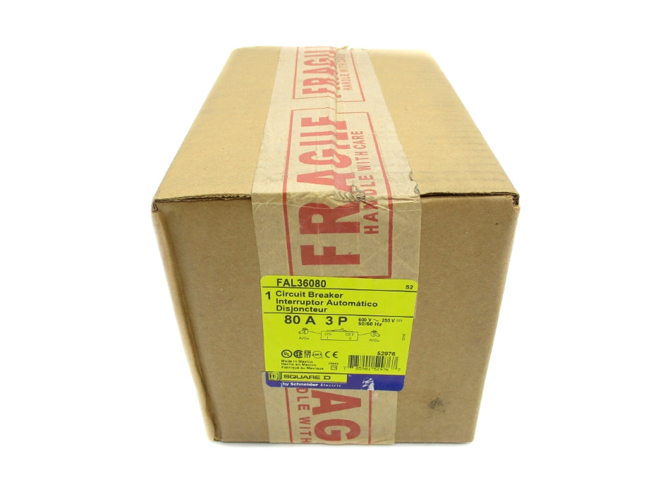 SQUARE D FAL36080 600V 80A NSFS