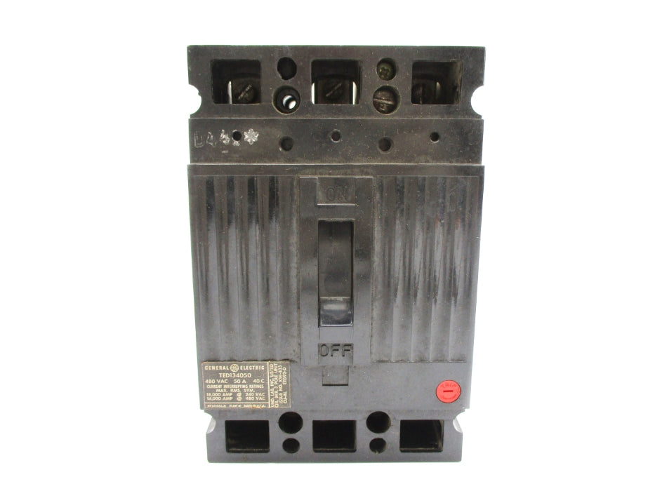 GENERAL ELECTRIC TED134050 50A 240/480VAC UNMP