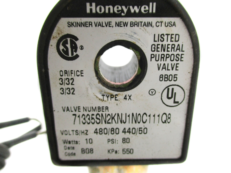 HONEYWELL 71335SN2KNJ1N0C111Q8 80PSI 480/440V UNMP