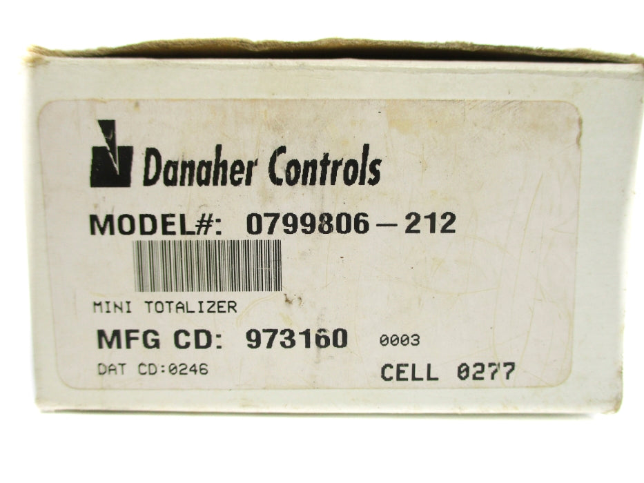 DANAHER CONTROLS 0799806-212 NSMP