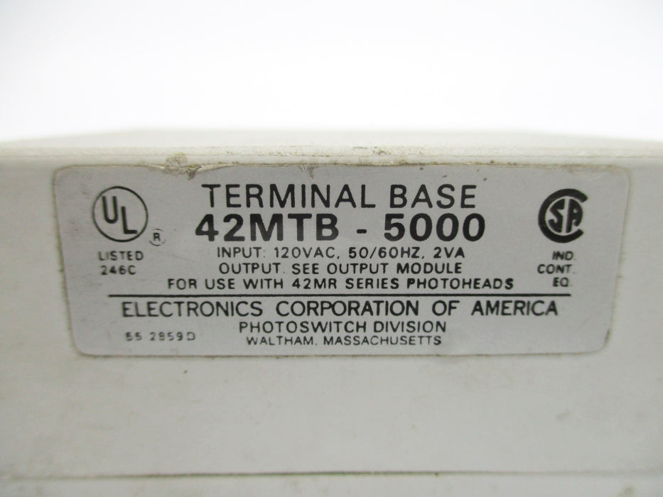INDUSTRIAL SPARE PART 42MTB-5000 120VAC UNMP