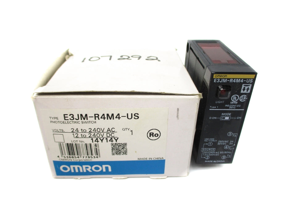 OMRON E3JM-R4M4-US 24-240VAC 3A NSMP