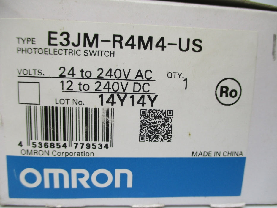 OMRON E3JM-R4M4-US 24-240VAC 3A NSMP