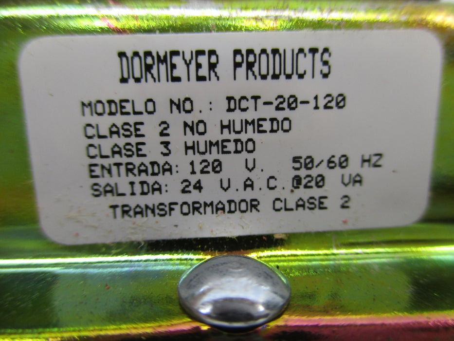 DORMEYER DCT-20-120 NSNP