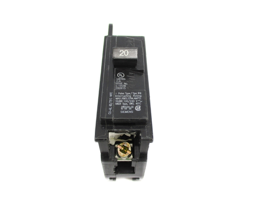SIEMENS BQ1B020 20A 120/240V NSNP