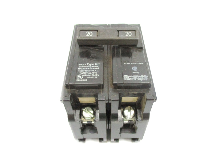 SIEMENS QP220 20A 120/240VAC NSNP