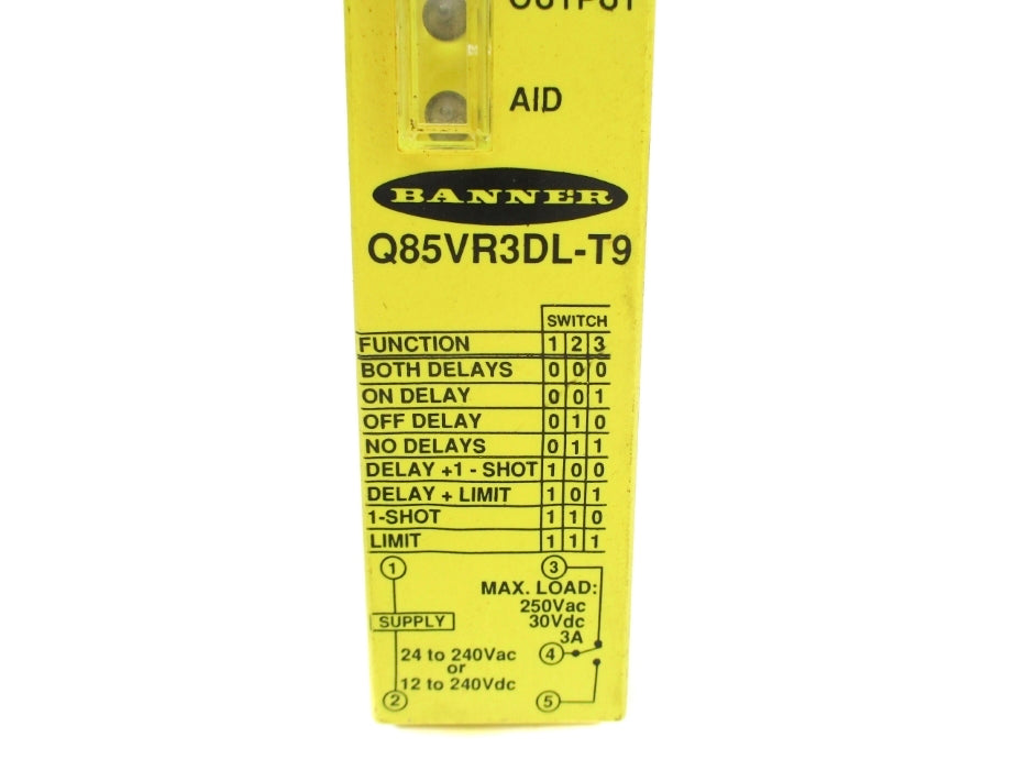 BANNER ENGINEERING Q85VR3DL-T9 NSNP