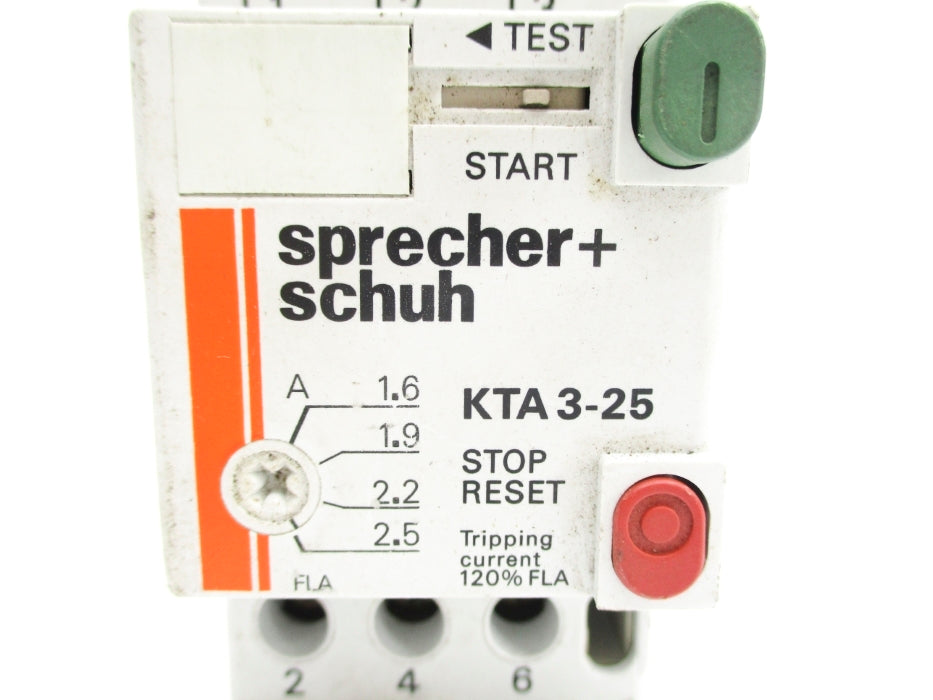 SPRECHER+SCHUH KTA3-25-2.5A 1.6-2.5A UNMP