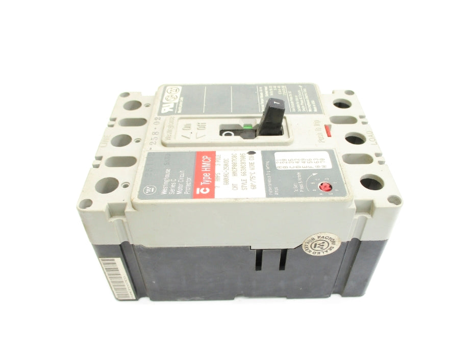WESTINGHOUSE HMCP007C0C SER. C 600VAC 7A UNMP