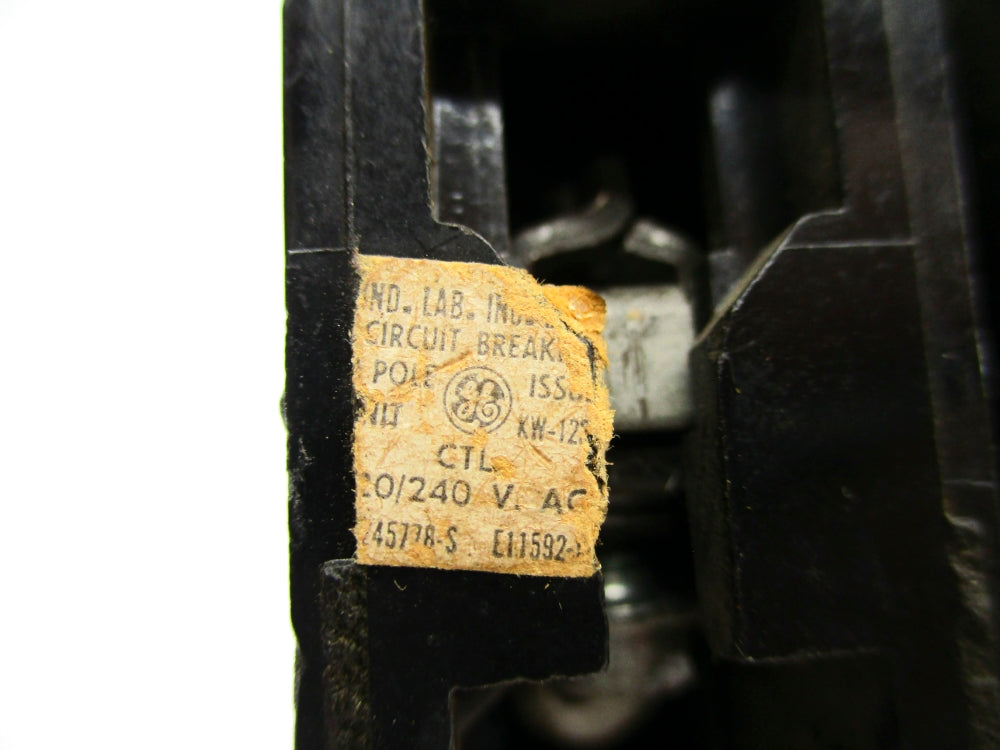 GENERAL ELECTRIC TQL2120 20A 120/240VAC UNMP