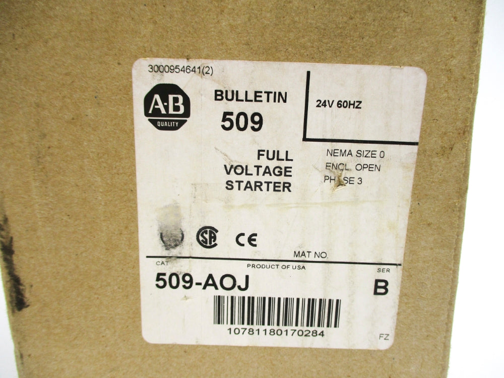 INDUSTRIAL SPARE PART 509-AOJ SER. B (BR/WH) NSMP