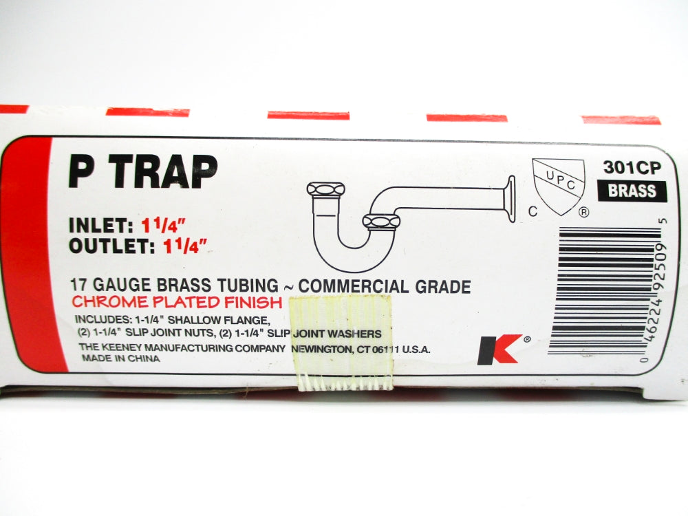 KENNY MANFACTURING 301CP 1-1/4" NSMP
