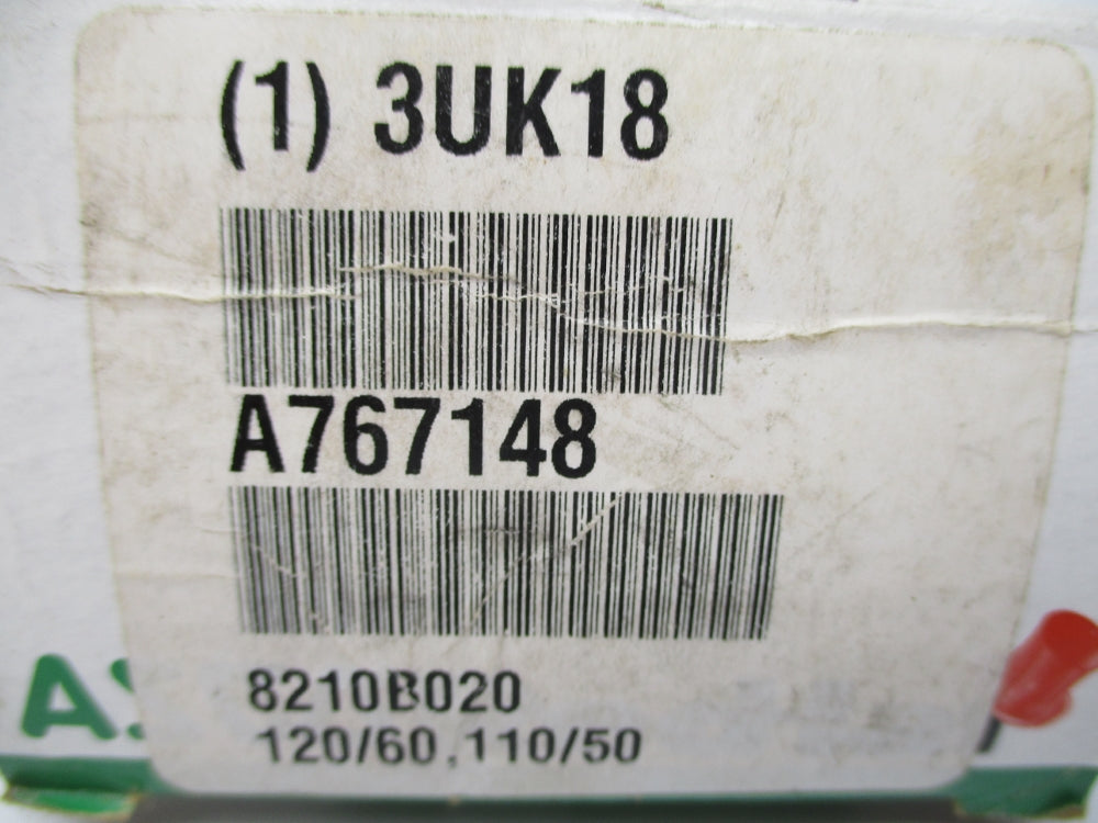 ASCO 8210B020 120/60 110/50 NSMP