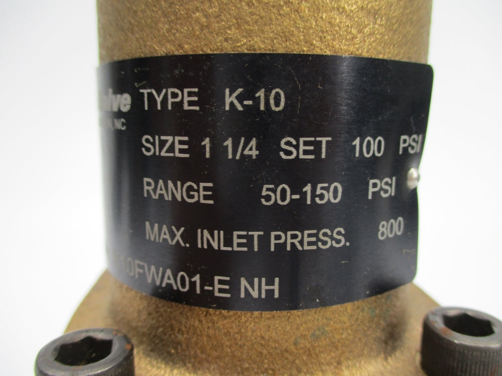 CASH VALVE K-10 50-150PSI NSNP