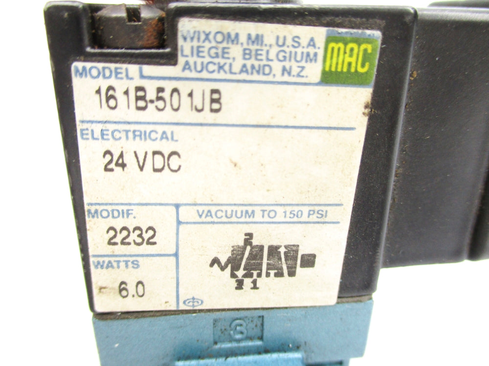 MAC 161B-501JB 24VDC 150PSI UNMP