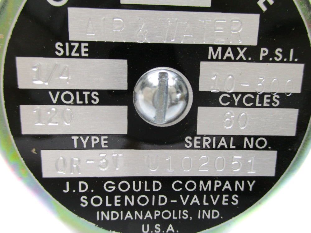 GOULD QR-3T 120V 10-300PSI NSMP