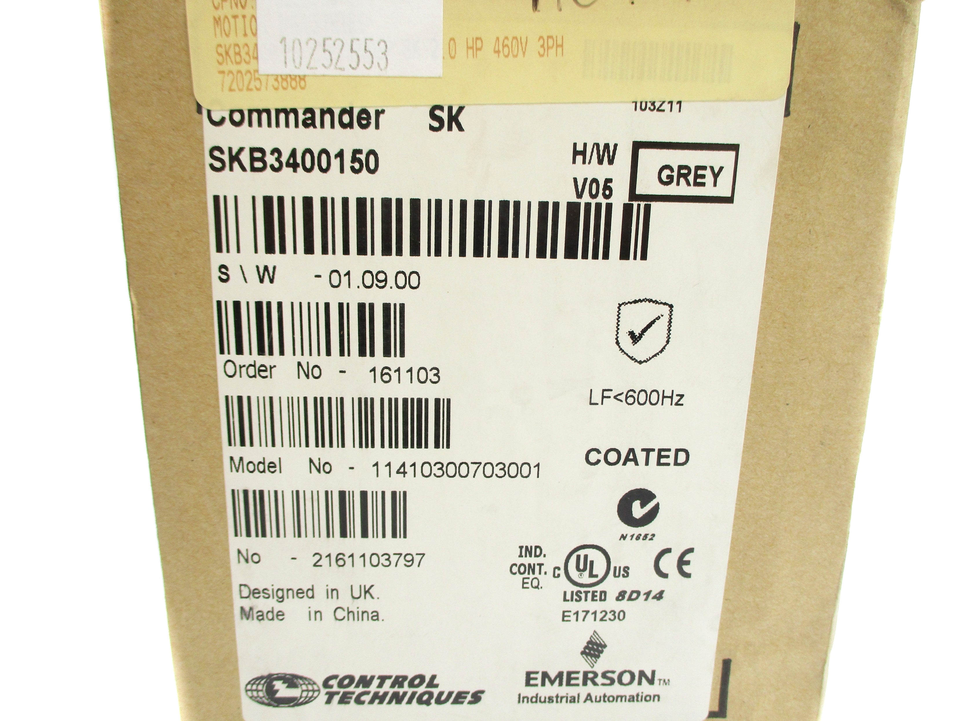 CONTROL TECHNIQUES SKB3400150 NSMP