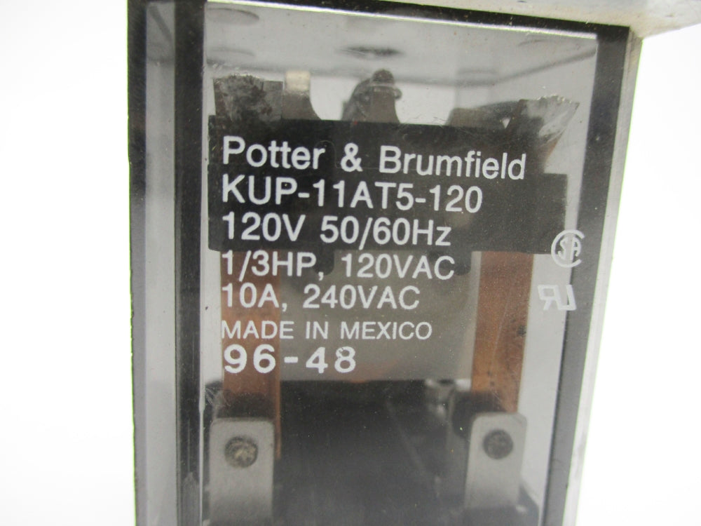 POTTER & BRUMFIELD KUP-11AT5-120 10A 240VAC UNMP