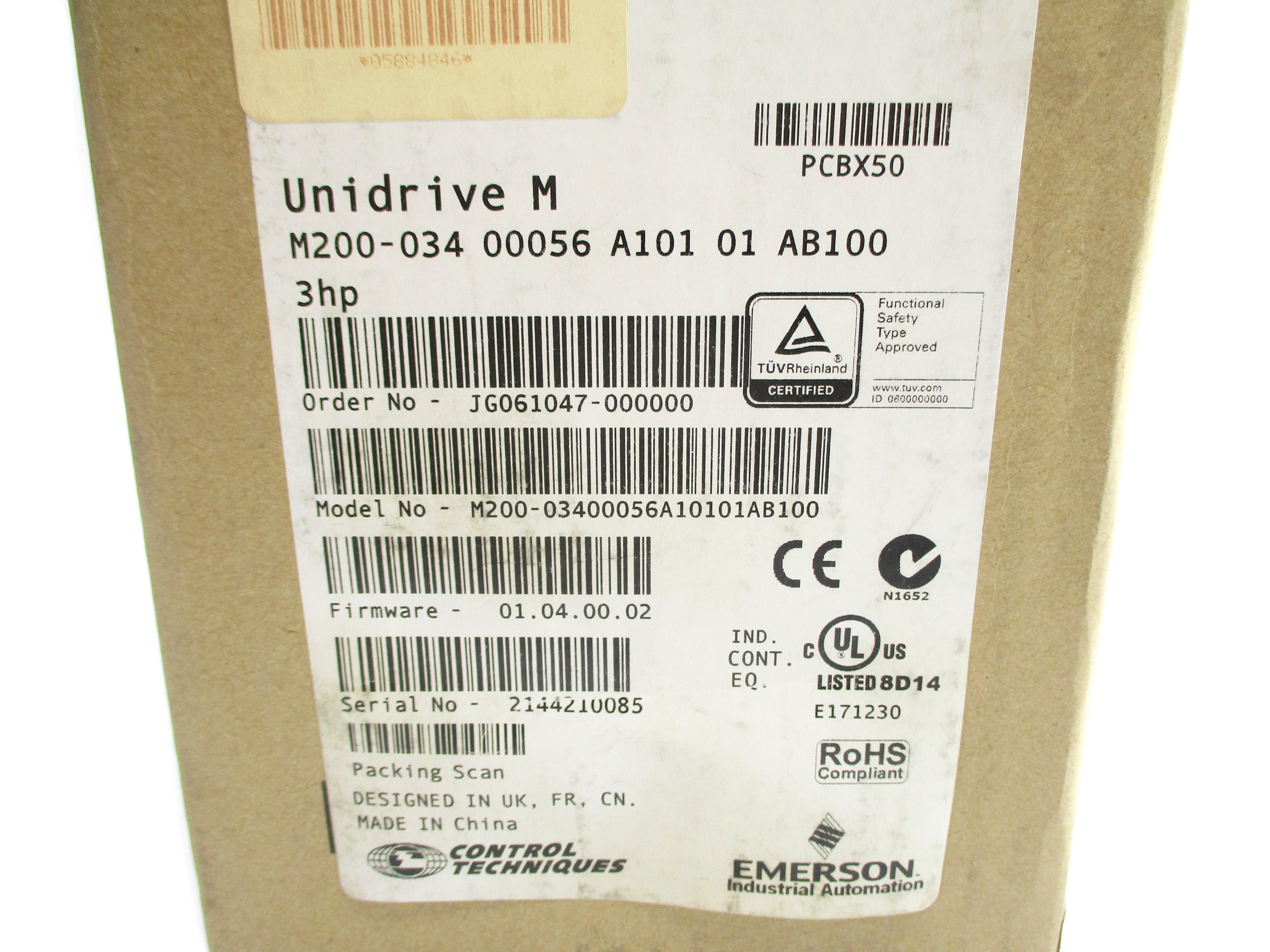 CONTROL TECHNIQUES M200-03400056A10101AB100 NSMP