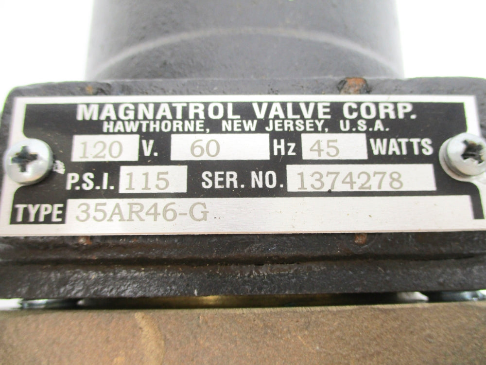MAGNATROL VALVE 35AR46-G 120V 115PSI NSNP