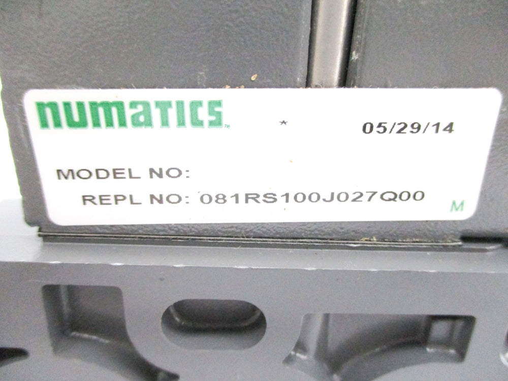 NUMATICS 081RS100J027Q00 NSNP
