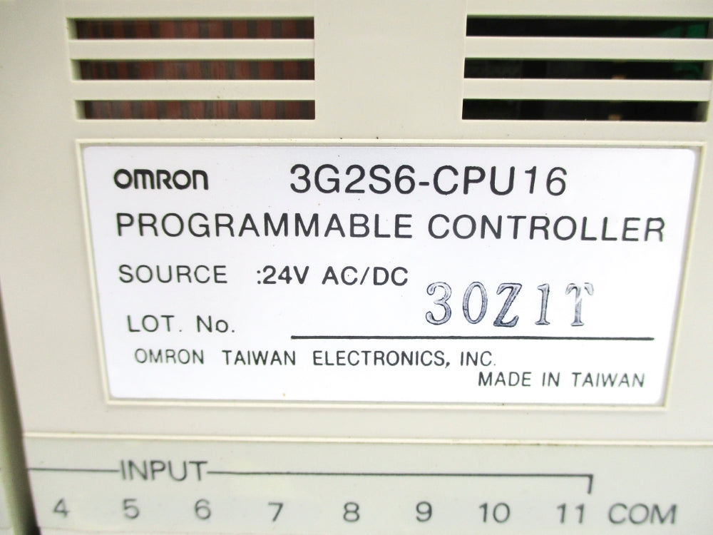 OMRON 3G2S6-CPU16 UNMP