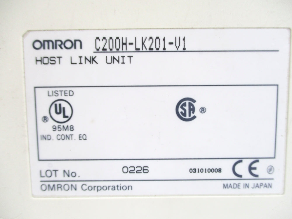 OMRON C200H-LK201-V1 UNMP