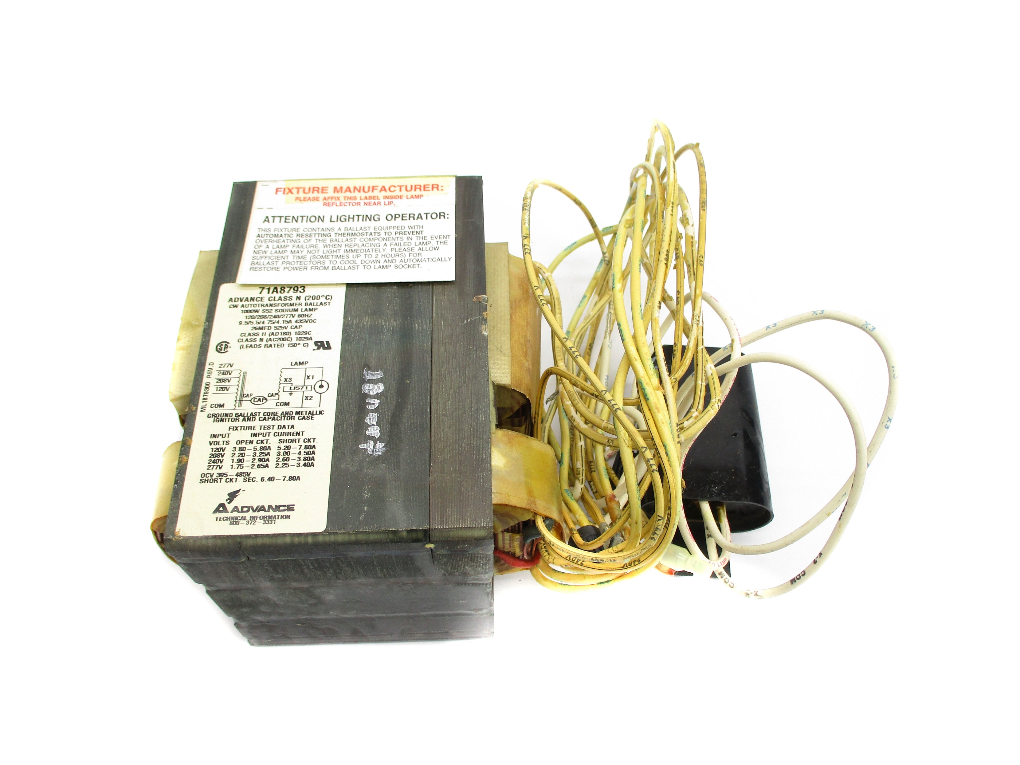 ADVANCE 71A8793 (AS PICTURED) NSNP