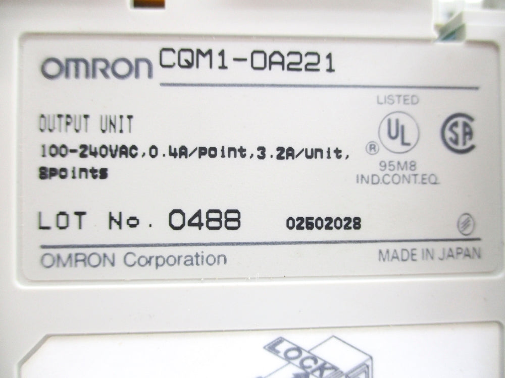 OMRON CQM1-OA221 NSNP