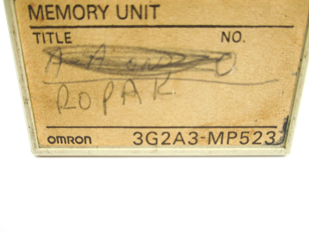 OMRON 3G2A3-MP523 UNMP