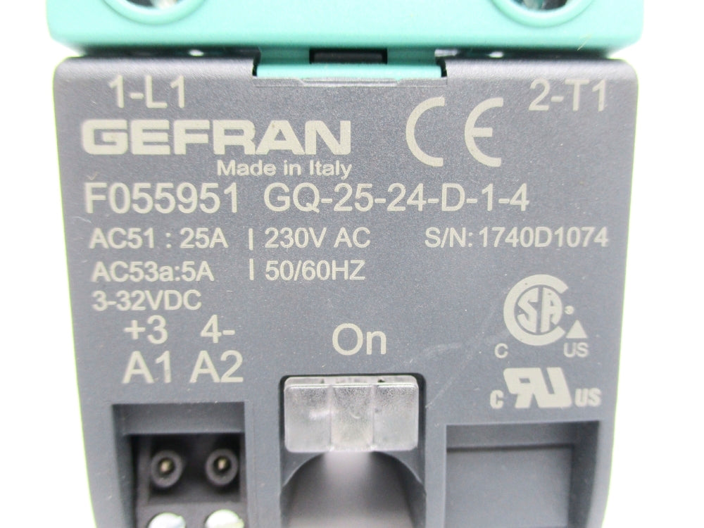 GEFRAN F055951 GQ-25-24-D-1-4 25A 230VAC NSNP