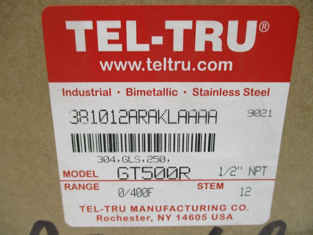 TEL-TRU GT500R 0/400F STEM 12 NSMP