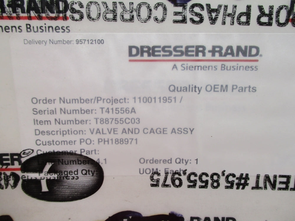 DRESSER-RAND T88755C03 NSMP