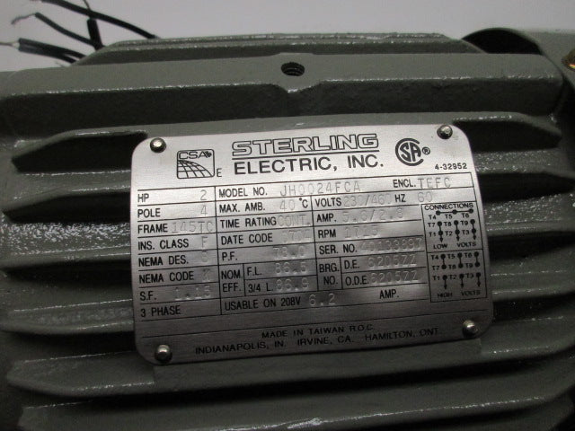 STERLING ELECTRIC JH0024FCA NSMP