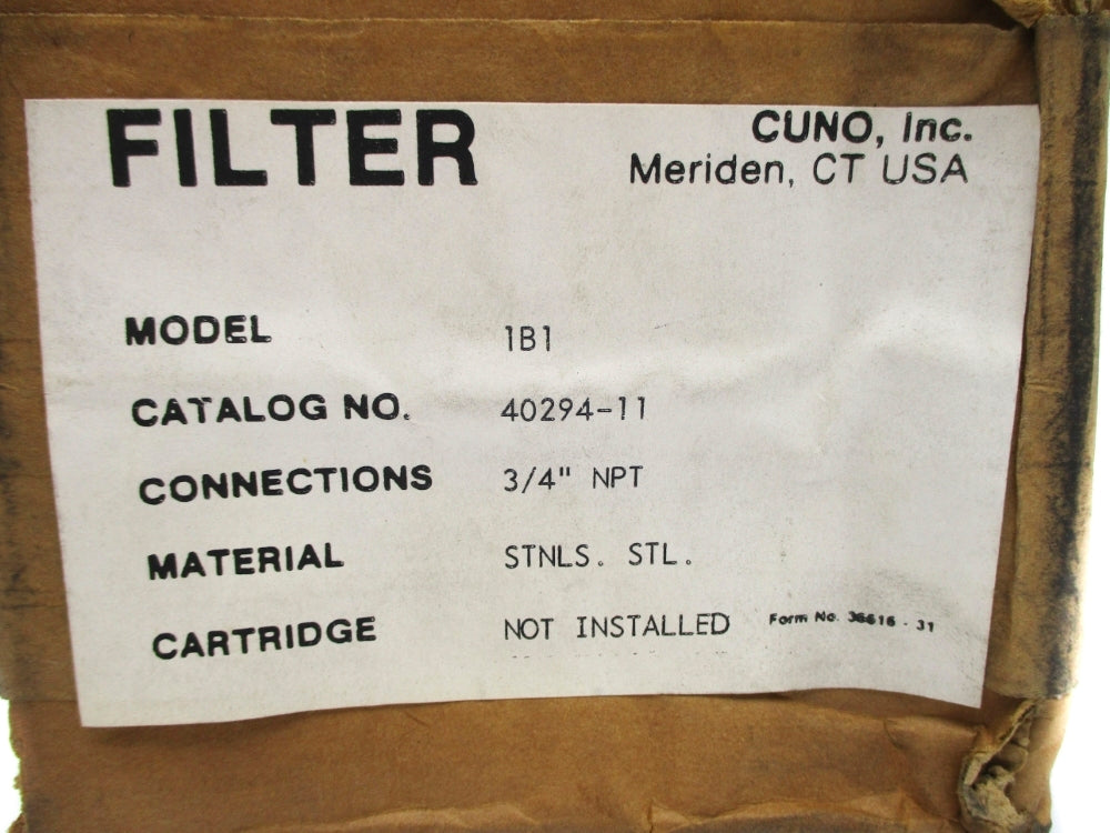 CUNO 1B1 40294-11 NSFS