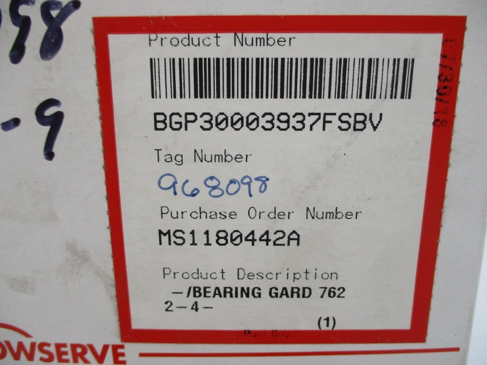 FLOWSERVE BGP30003937FSBV NSMP