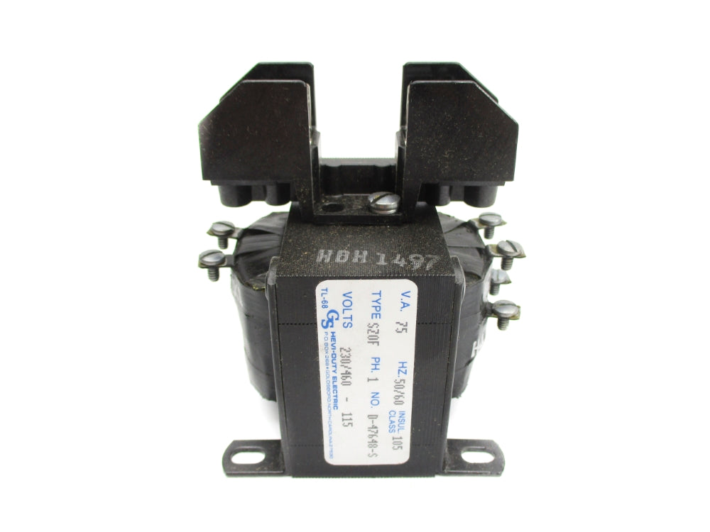 HEVI-DUTY ELECTRIC D-47648-S 75VA NSNP