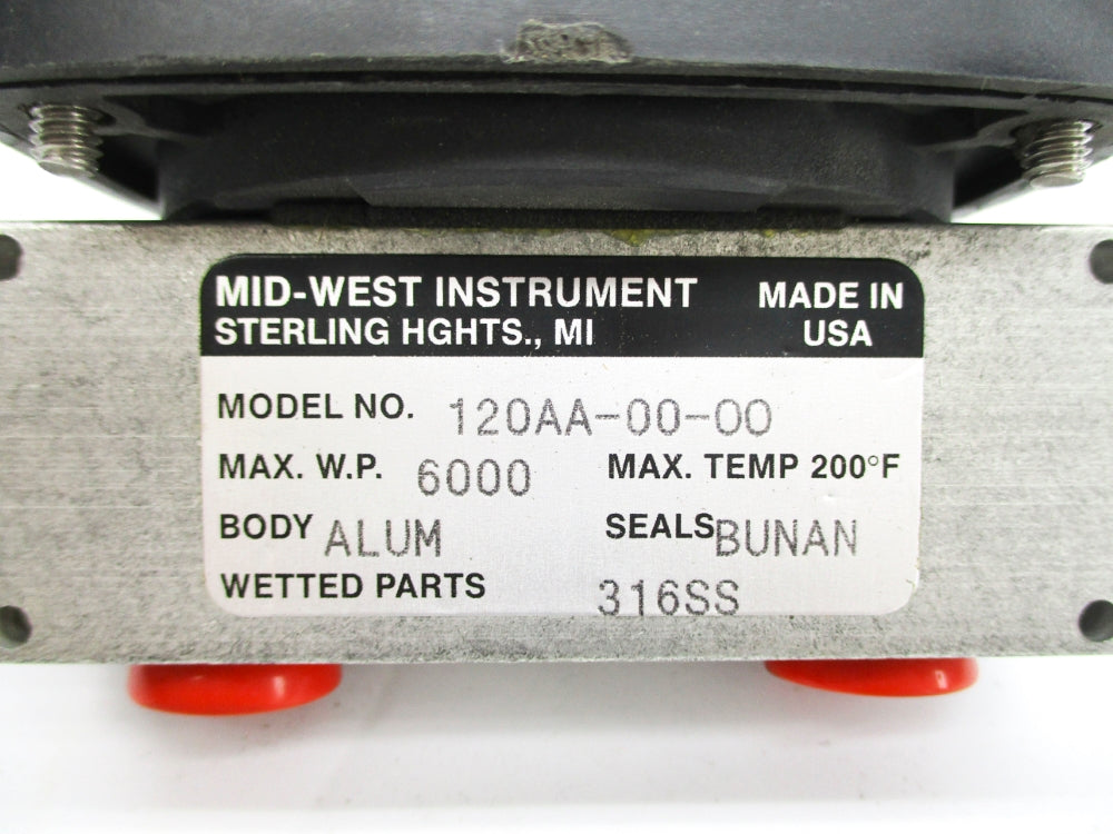 MID-WEST INSTRUMENTS 120AA-00-00 6000PSI 0-30PSID NSNP