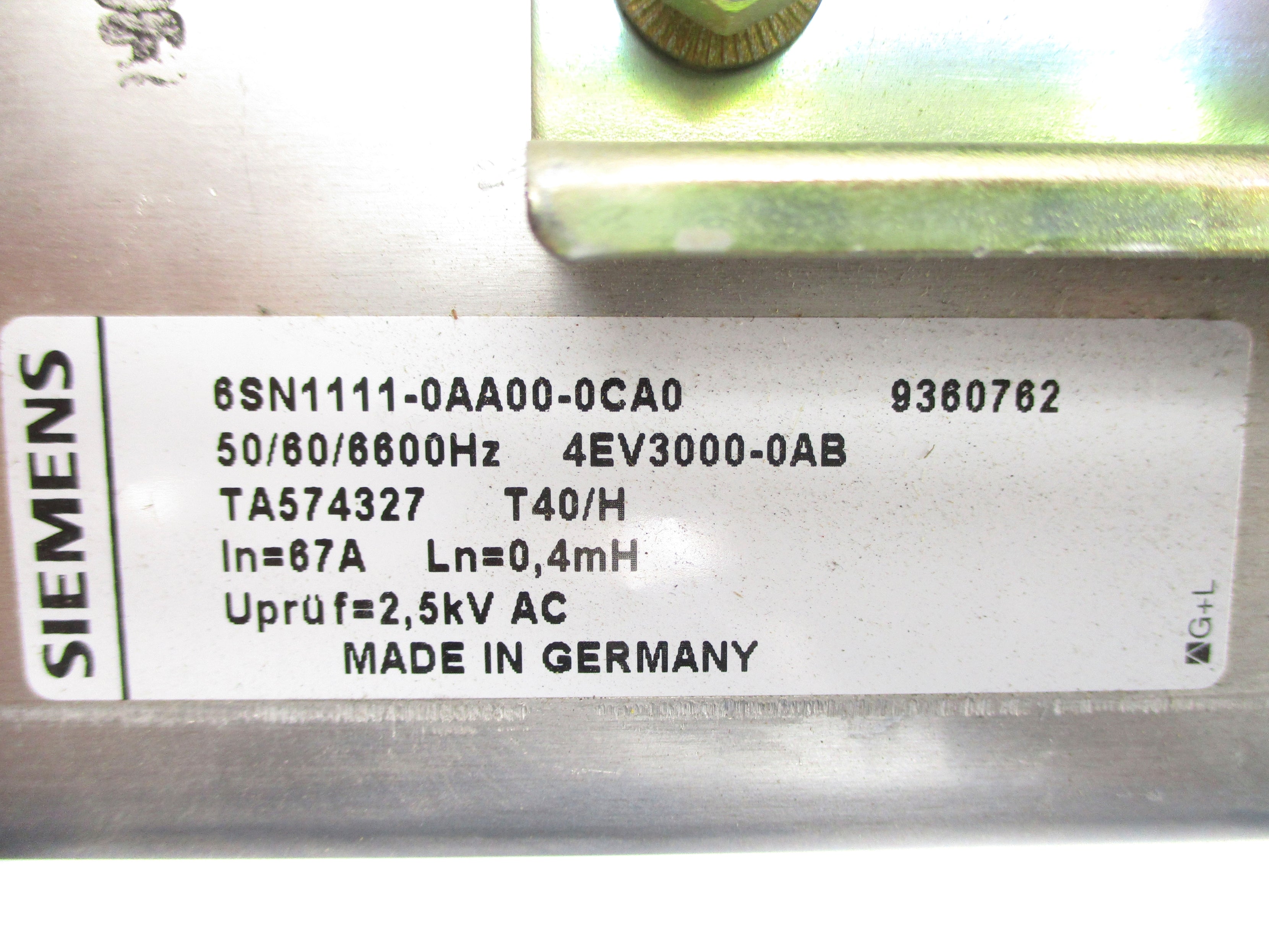 SIEMENS 6SN1111-0AA00-0CA0 NSNP