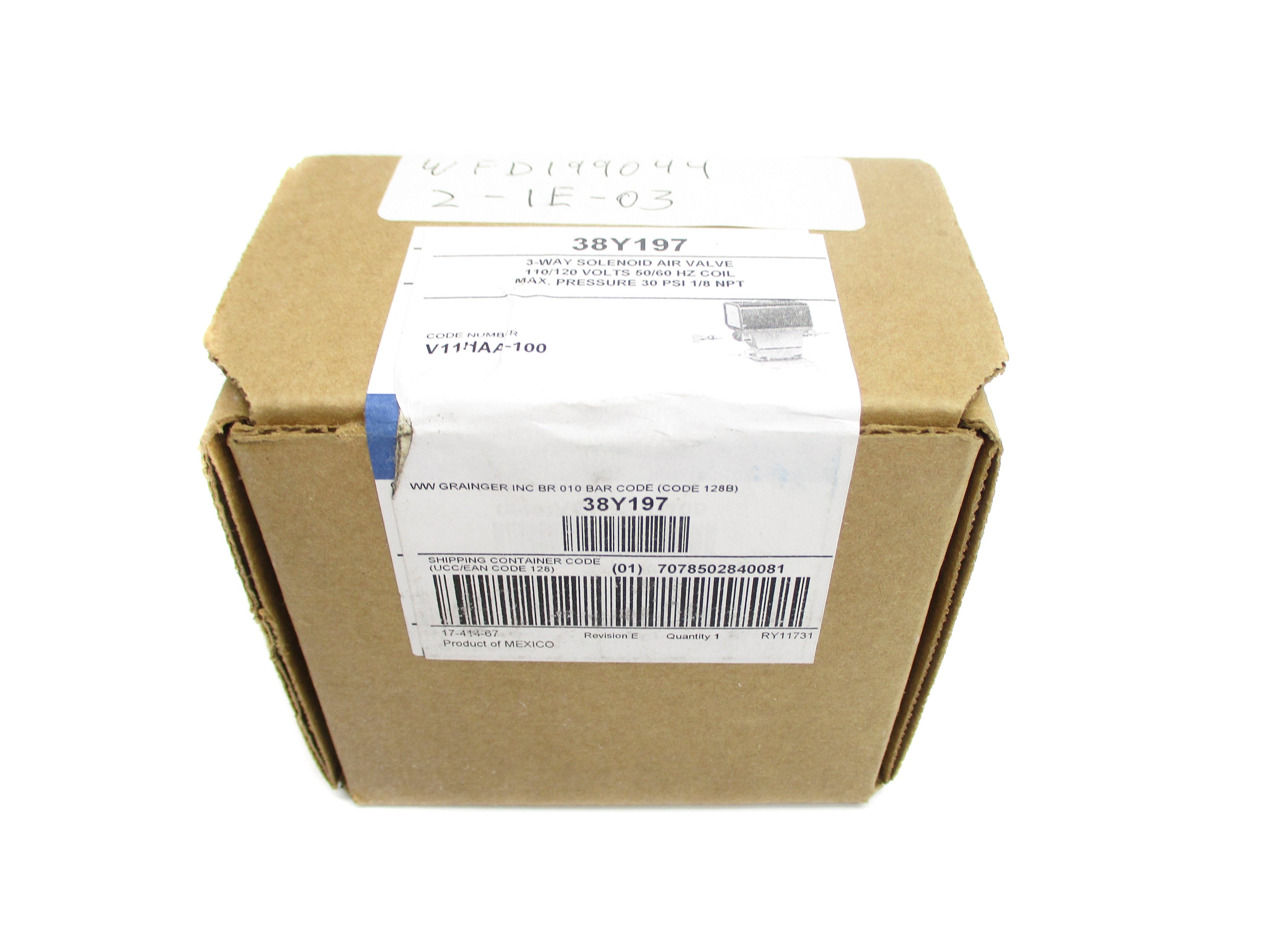 JOHNSON CONTROLS 38Y197 110-120V 30PSI NSFS