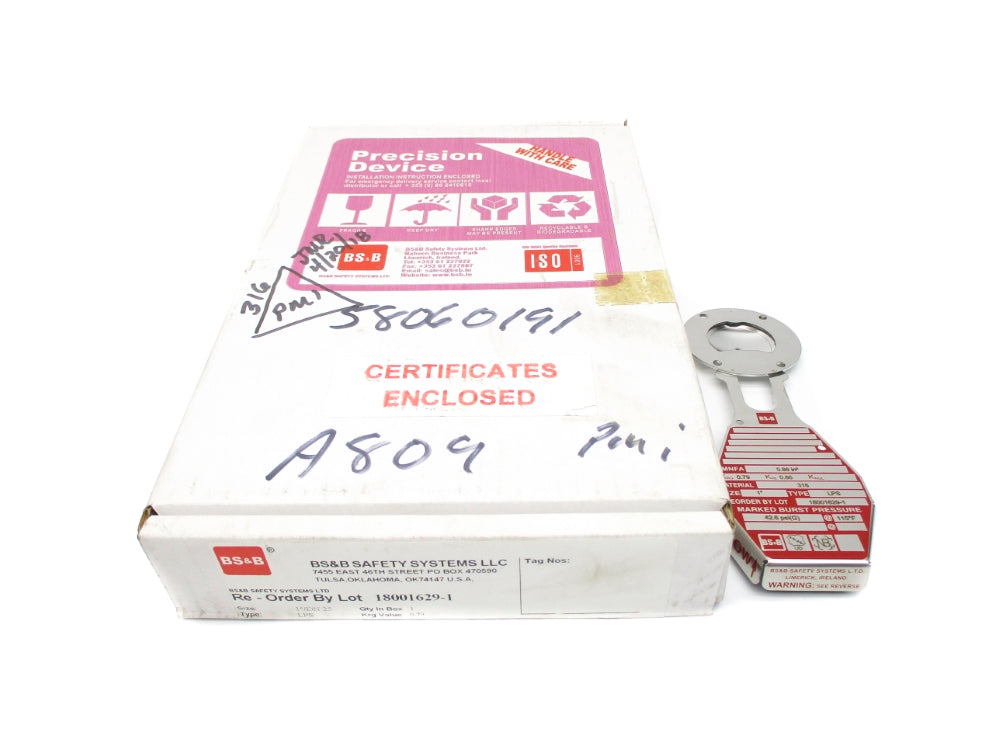 BS&B SAFETY SYSTEMS LPS-1 42.6PSIG NSMP