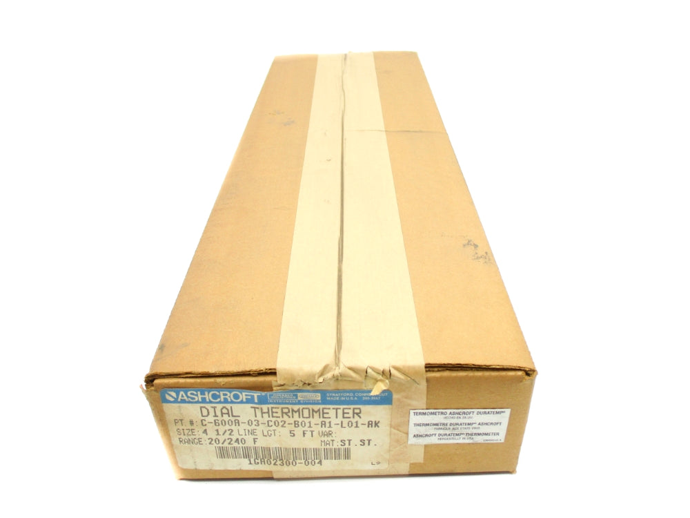 ASHCROFT C-600A-03-C02-B01-A1-L01-AK 20/240F NSFS