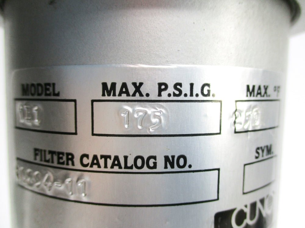 CUNO 1B1 40294-11 175PSIG (AS PICTURED) NSNP