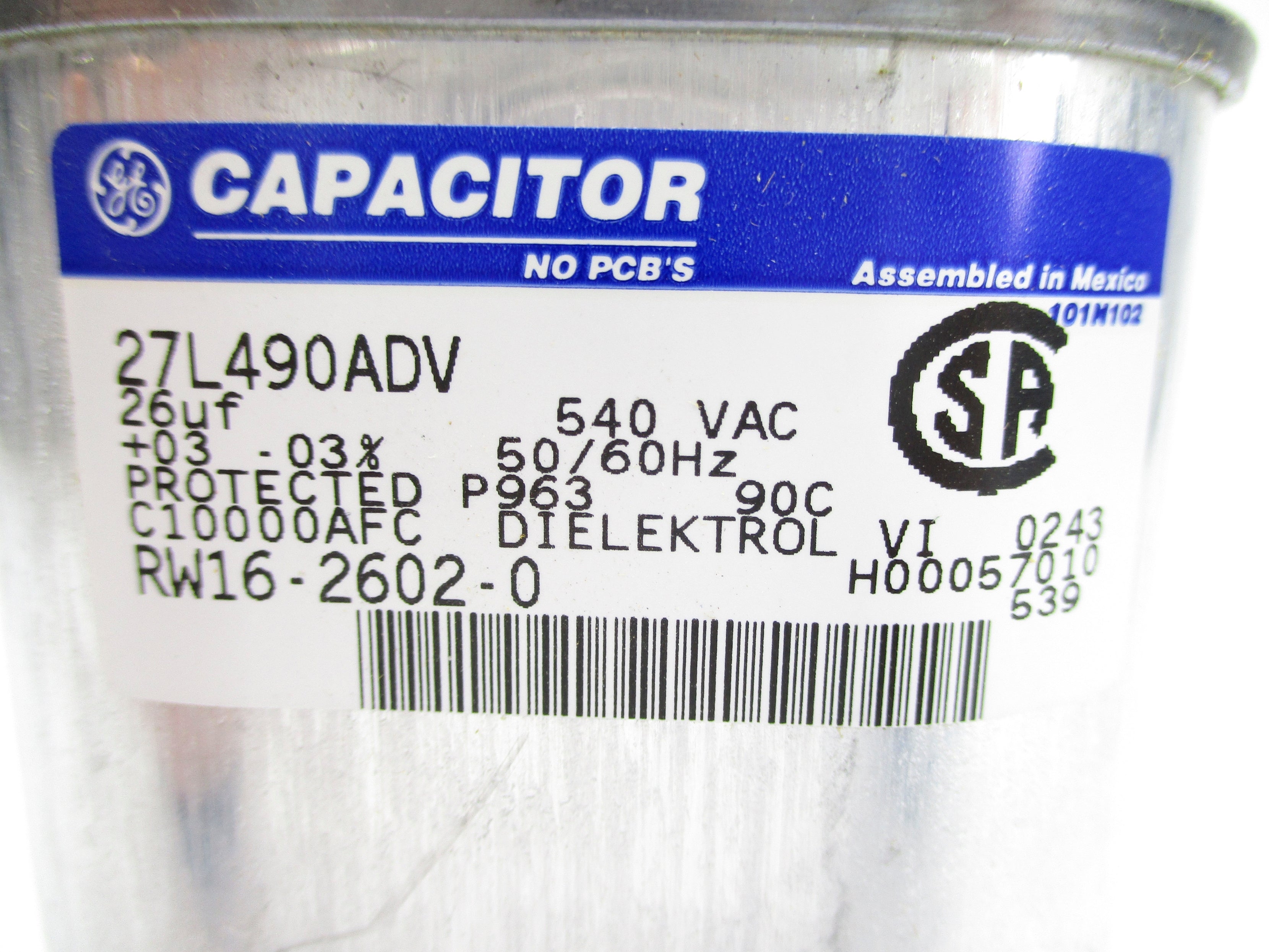GENERAL ELECTRIC 27L490ADV NSNP