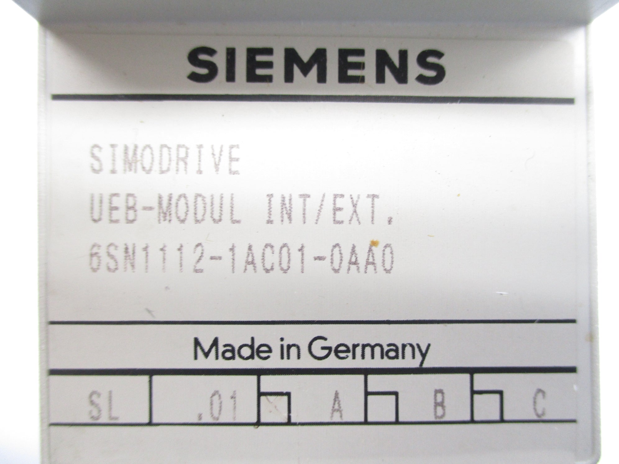 SIEMENS 6SN1112-1AC01-0AA0 NSNP
