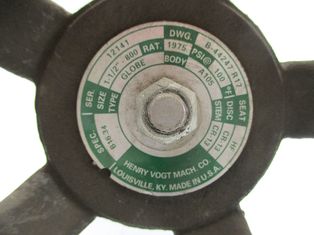 HENRY VOGT 12141 B-44247R17 1975PSI UNMP