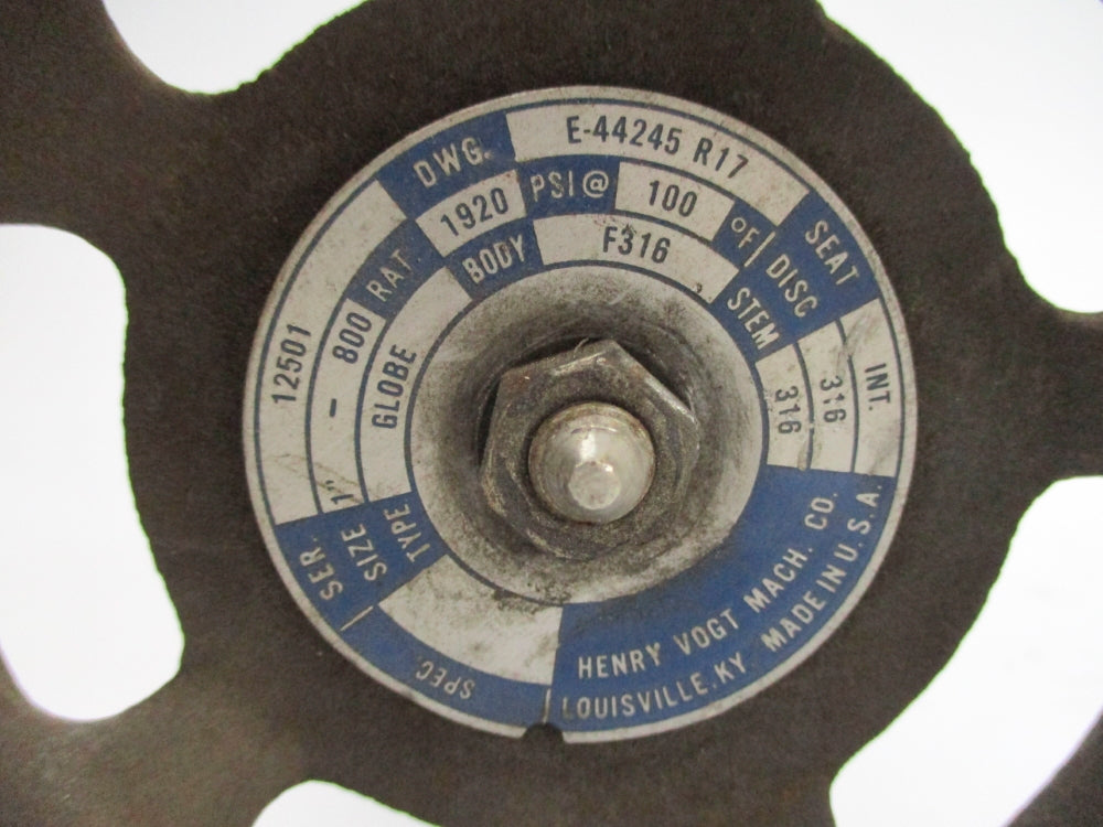 HENRY VOGT 12501 E-44245R17 1920PSI UNMP