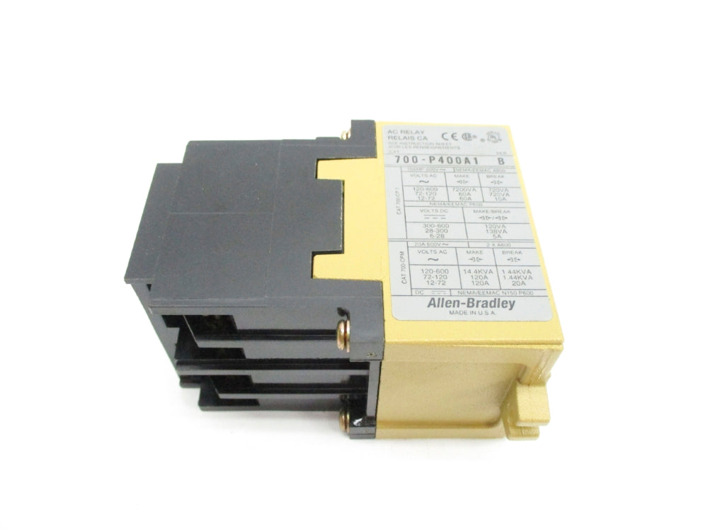 ALLEN BRADLEY 700-P400A1 SER. B 110/115-120V 10A (GY/BL) NSMP