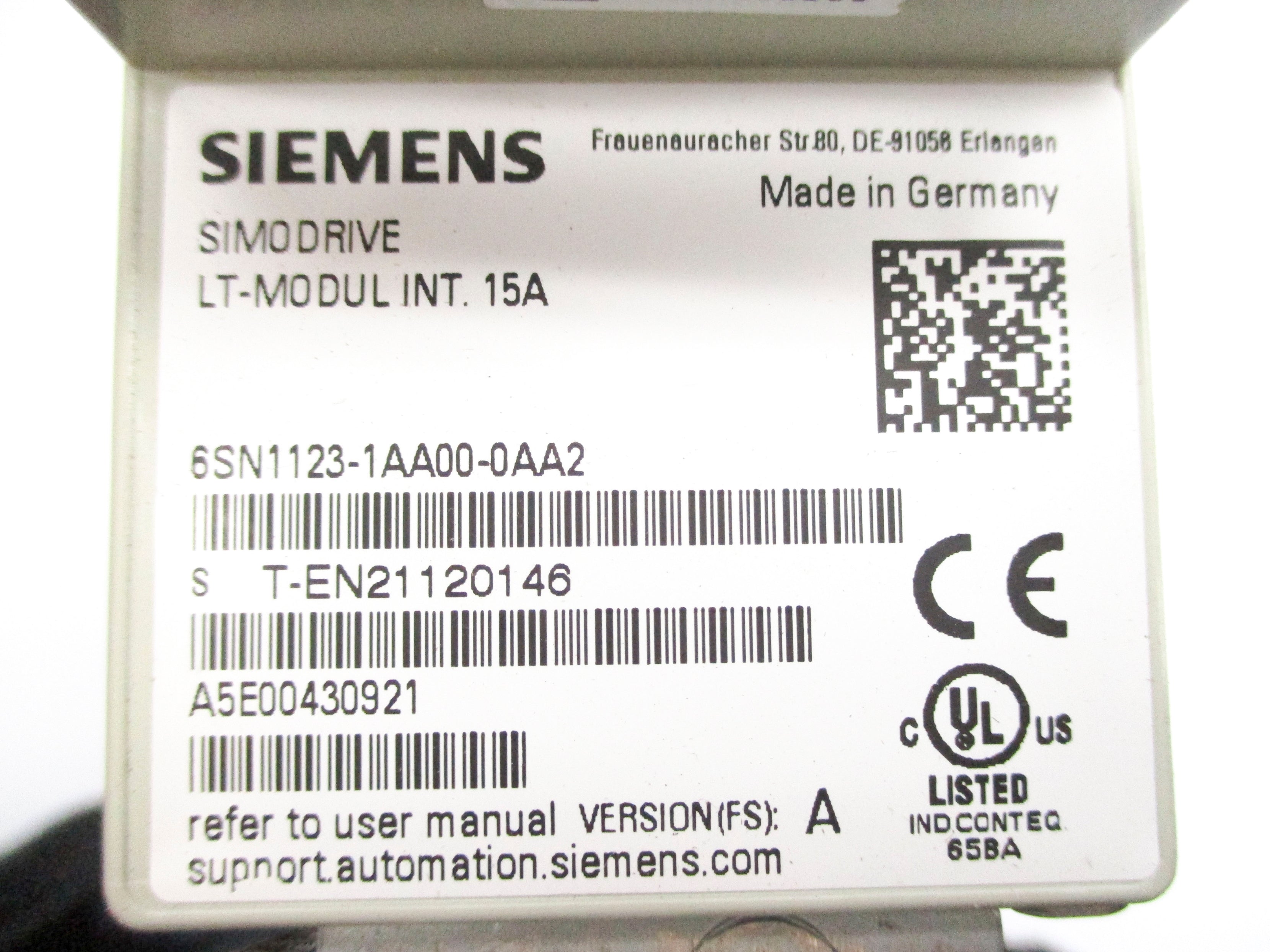 SIEMENS 6SN1123-1AA00-0AA2 NSNP